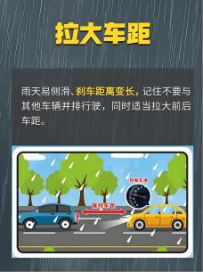 出行提示_雨天行車注意事項_雨天安全行車知識