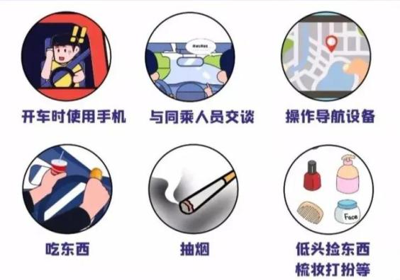 避免開(kāi)車(chē)看手機(jī)事故_出行提示_分心駕駛危害與預(yù)防