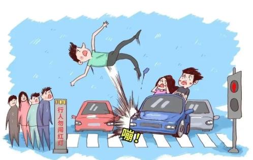 出行提示_過馬路遵守信號(hào)燈_步行安全5要