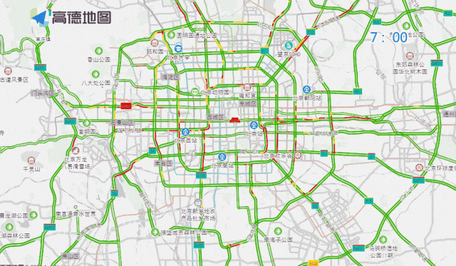 工作日早晚高峰交通壓力_出行提示_早高峰城區(qū)道路車流量大